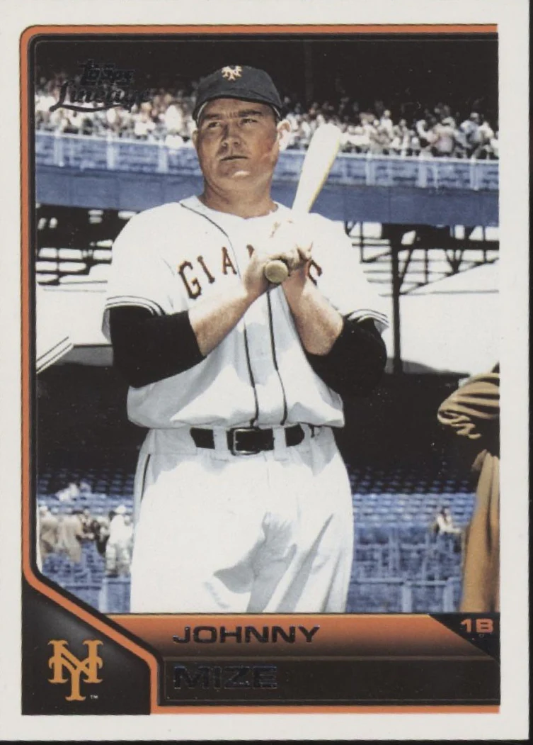 Johnny Mize Baseball Lot of 10 - Image 3