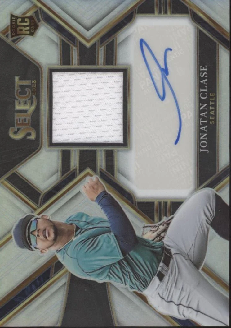 Jonathan Clase 2023 Panini Select Prizm Swatch RC Auto 19/99 #PJA-JL