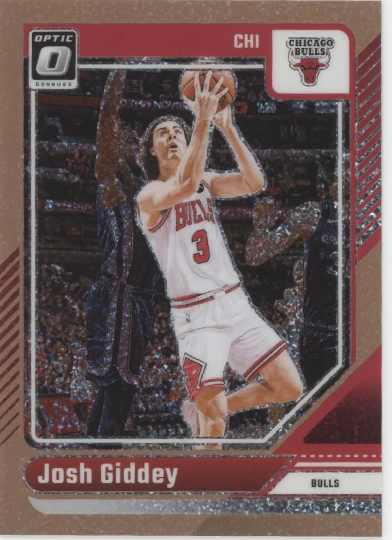 Josh Giddey 2024-25 Panini Donruss Optic Bronze Prizm 26/99 #120