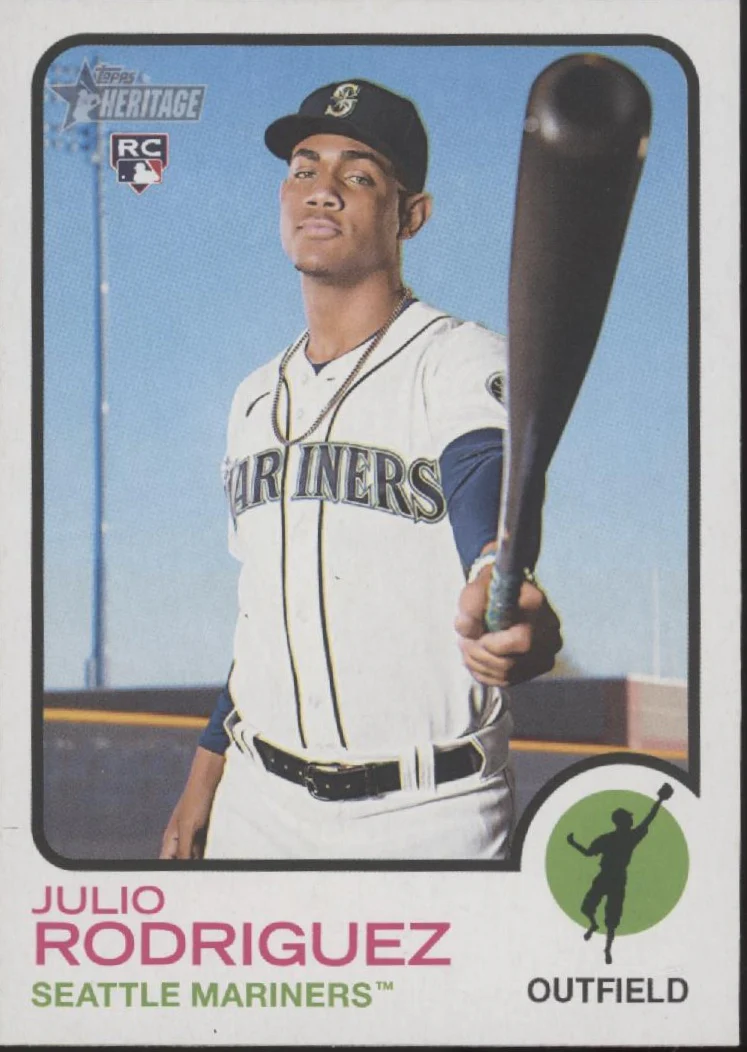 Julio Rodriguez 2022 Topps Heritage RC #700 #2