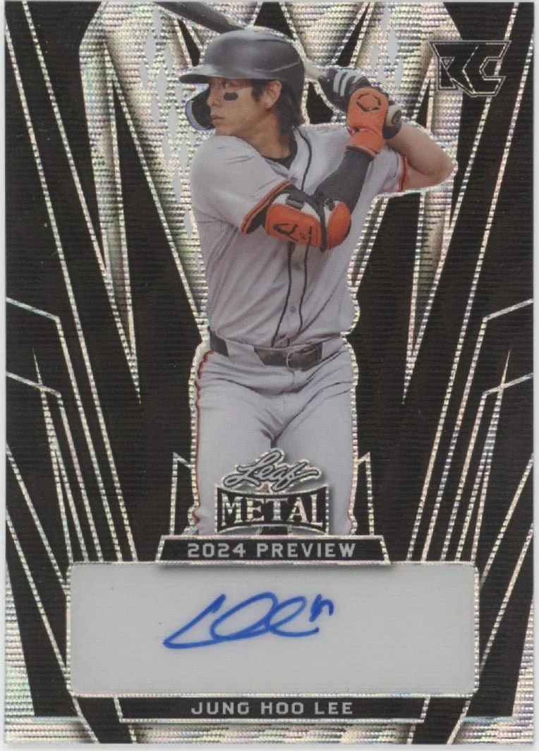 Jung Hoo Lee 2024 Leaf Metal 2024 Preview RC Auto 4/4 #LMP-JHL