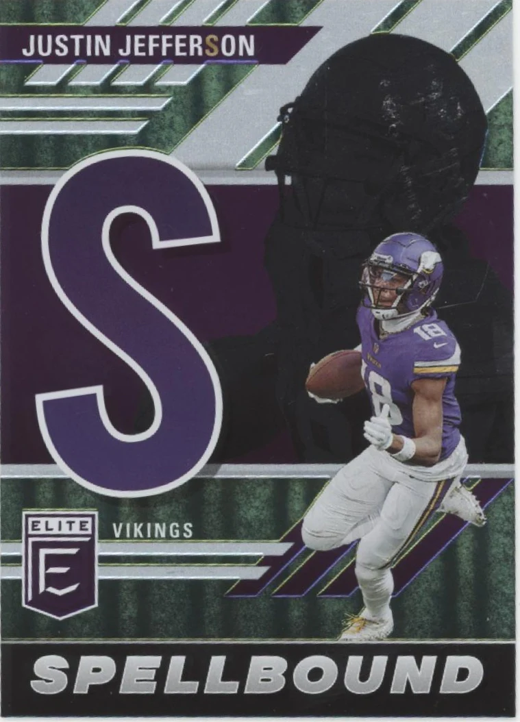 Justin Jefferson 2023 Panini Donruss Elite Spellbound "JEFFERSON" Lot - Image 14