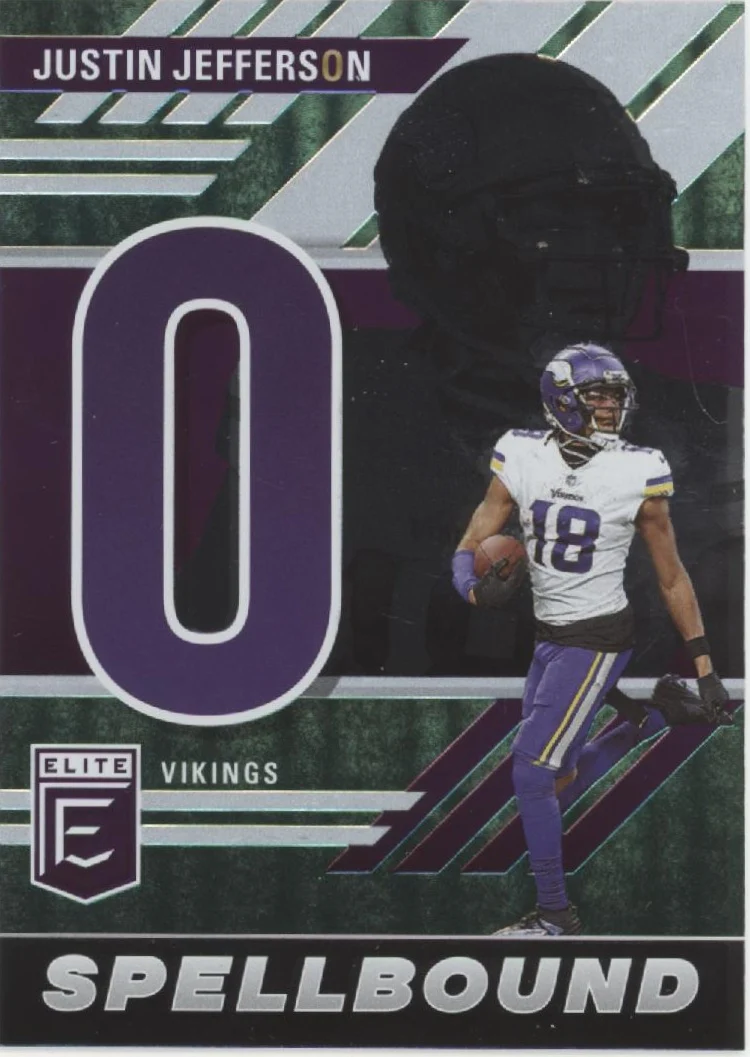 Justin Jefferson 2023 Panini Donruss Elite Spellbound "JEFFERSON" Lot - Image 16