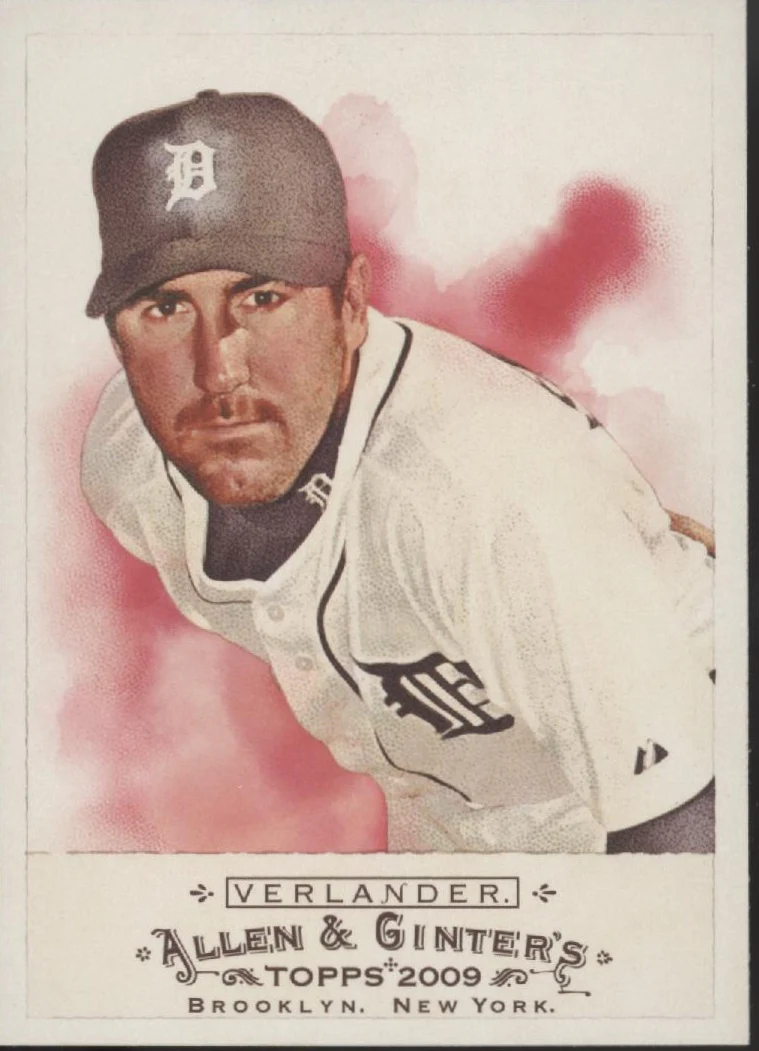 Justin Verlander Baseball Lot of 5