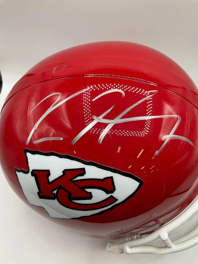 Kareem Hunt Signed Kansas City Chiefs Helmet - Image 6