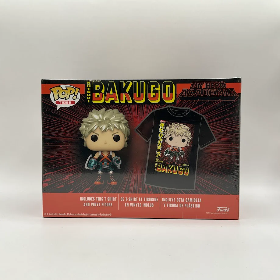 Katsuki Bakugo Funko Pop! & Tee Tokyo Ghoul GameStop Exclusive Size L - Image 3