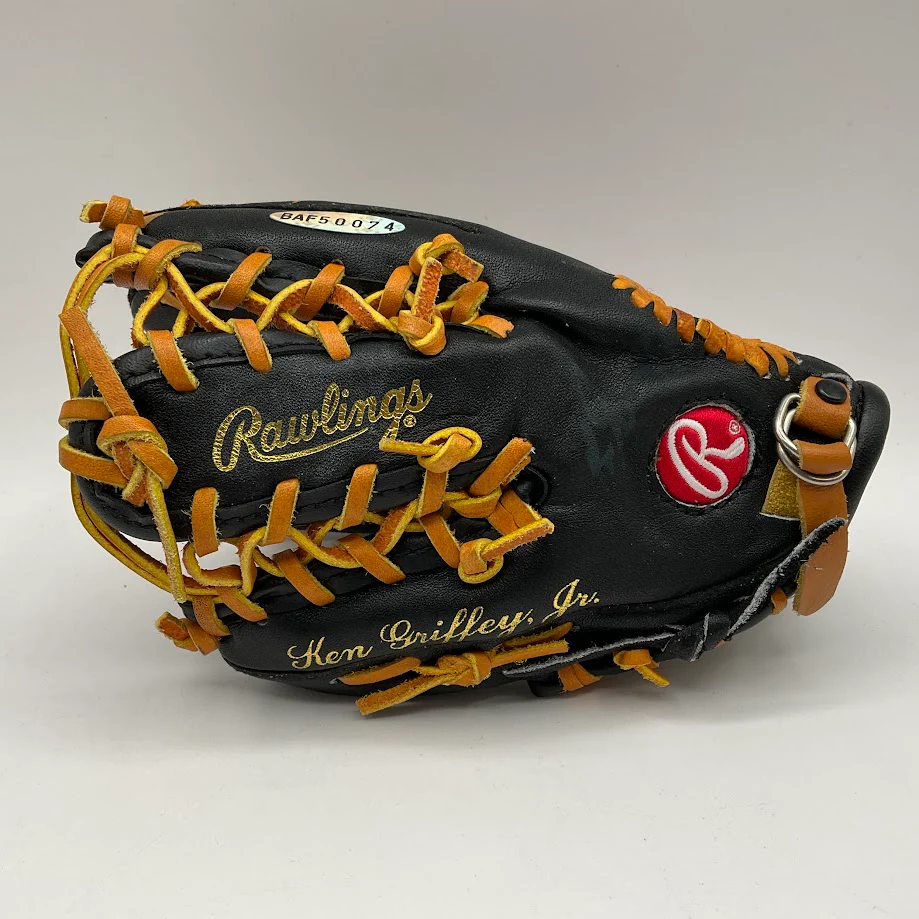 Ken Griffey Jr. Autographed Mini Rawlings Glove with Upper Deck COA - Image 4
