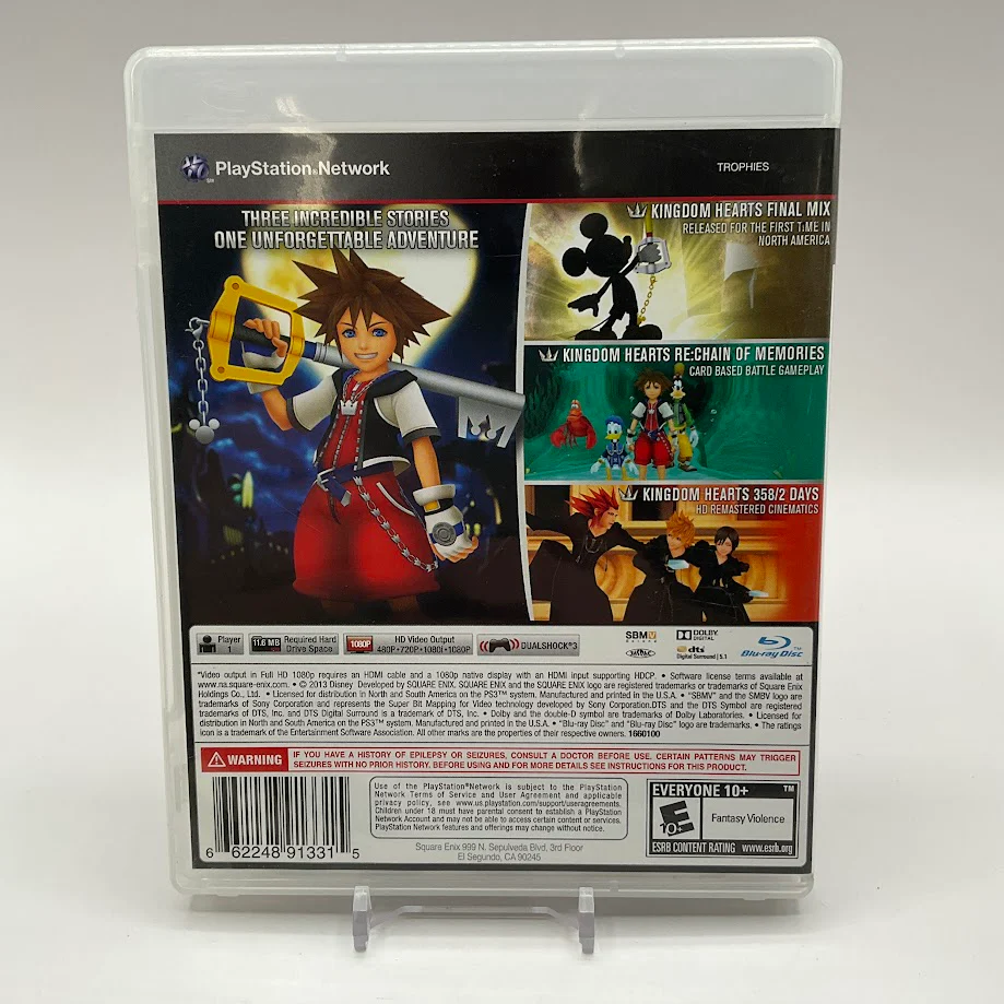 Kingdom Hearts HD 1.5 Remix Playstation 3 Used #1 - Image 2