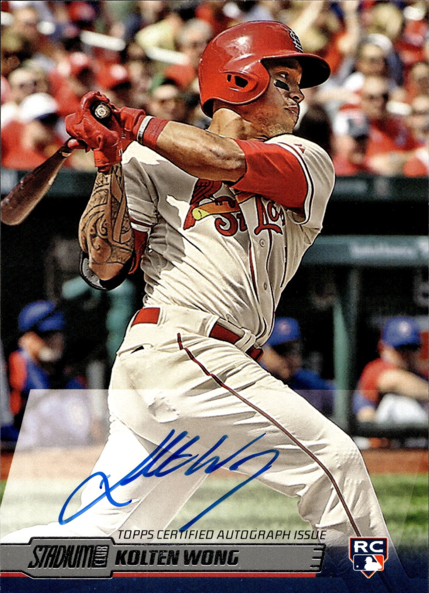 Kolten Wong 2014 Topps Stadium Club RC Auto #SCA-KW
