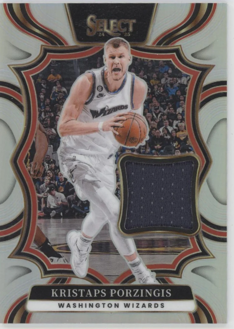 Kristaps Porzingis 2024-25 Panini Select Prizm Swatch #TM-POR
