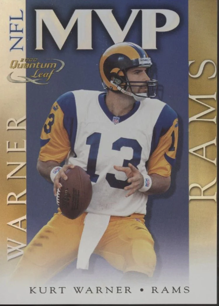Kurt Warner 2000 Leaf Quantum MVP 0378/1000