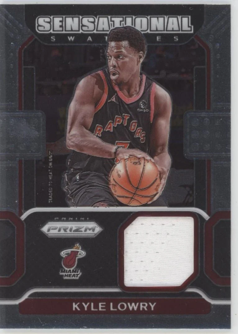 Kyle Lowry 2021-22 Panini Prizm Sensational Swatches #SW-KLW