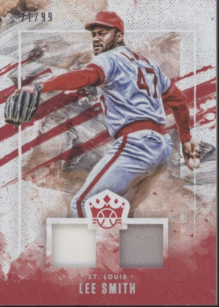 Lee Smith 2019 Panini Diamond Kings Dual Swatch 21/99 #DMS-LS