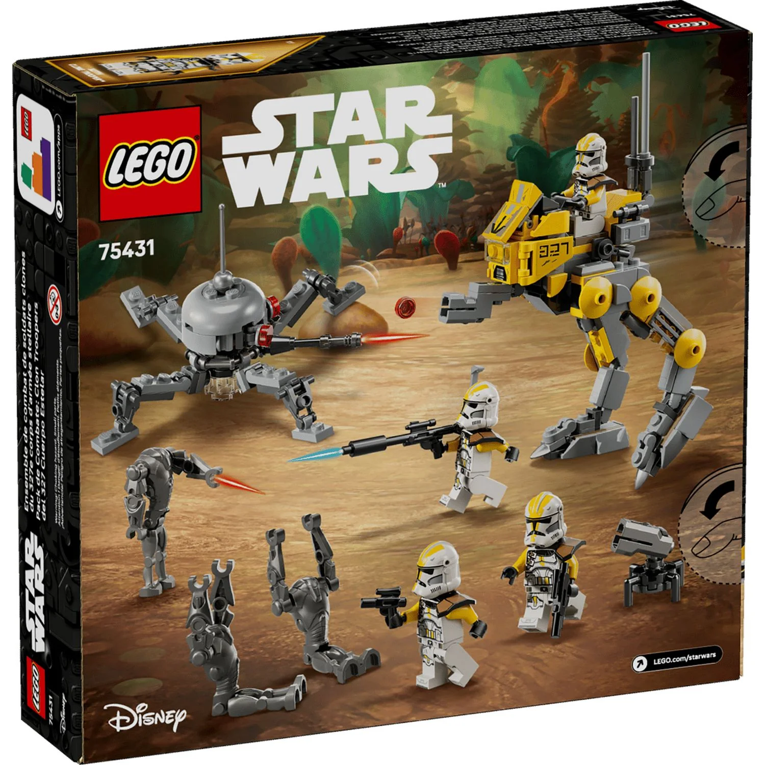 LEGO 327th Star Wars Star Corps Clone Troopers Battle Pack 75431