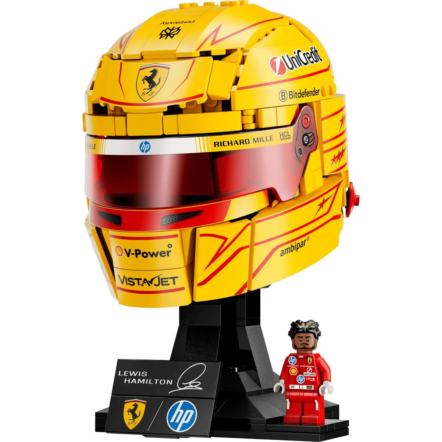 LEGO Scuderia Ferrari HP Lewis Hamilton Helmet 43022 - Image 2