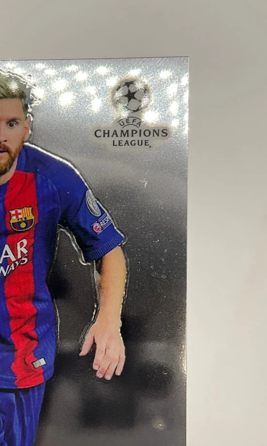 Lionel Messi 2017-18 Topps Chrome UEFA Champions League Promo Sample #LG-LM #1 - Image 3