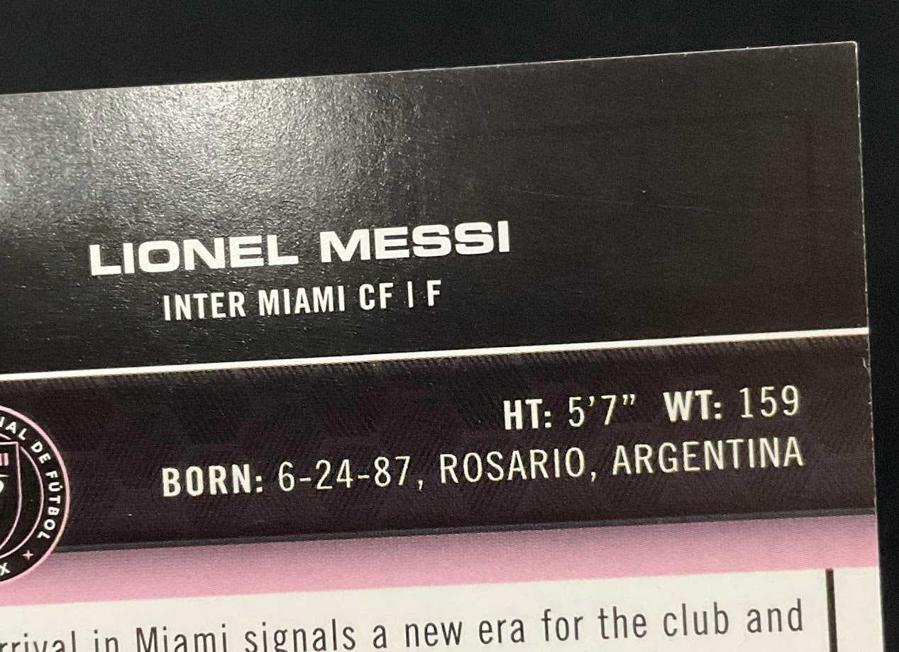 Lionel Messi 2023 Topps MLS #201 - Image 3