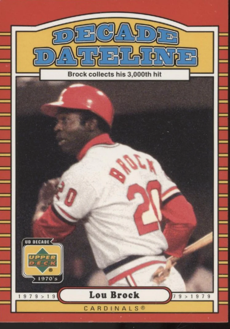 Lou Brock Baseball Lot of 10 - Image 2