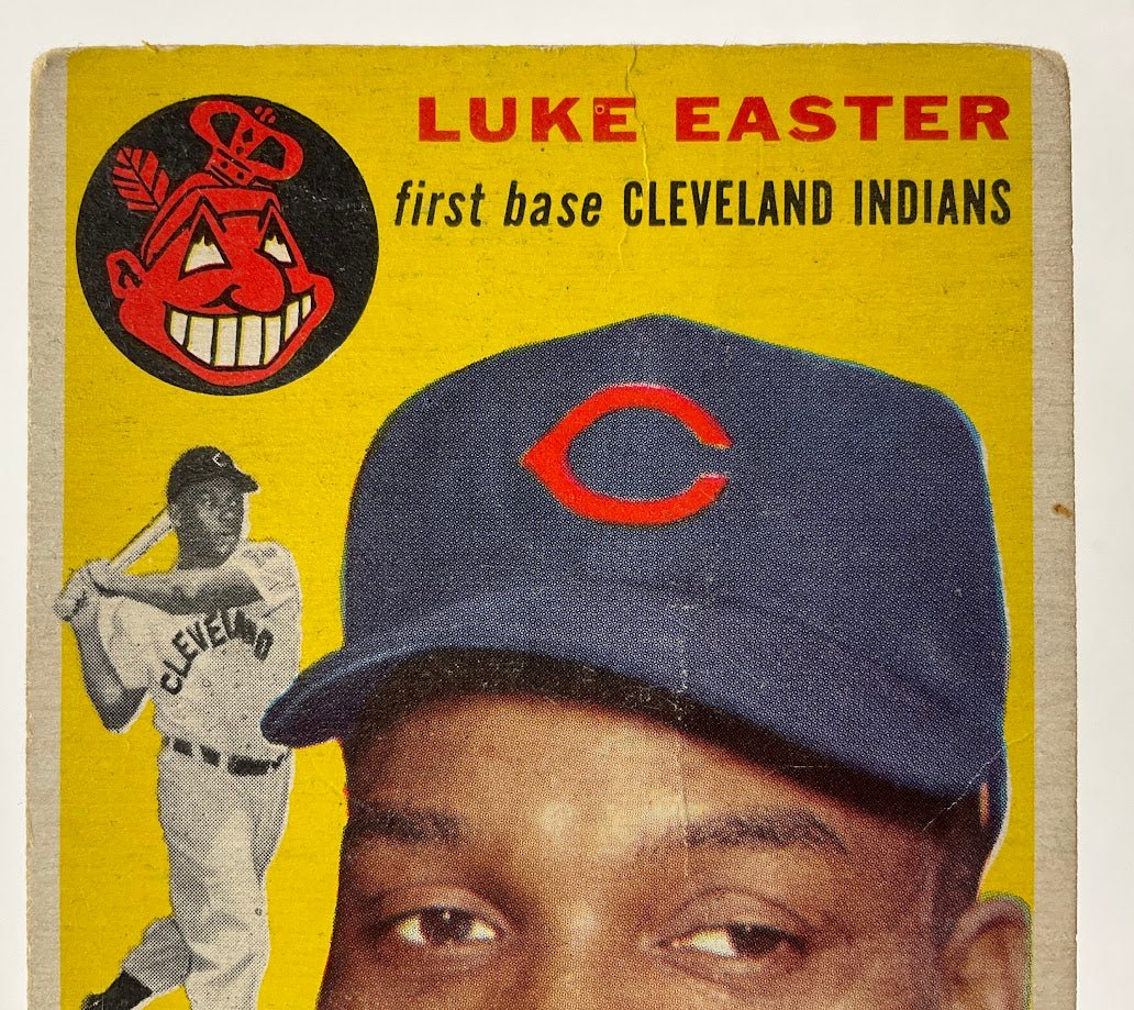 Luke Easter 1954 Topps #23 Cleveland Indians GD - Image 3