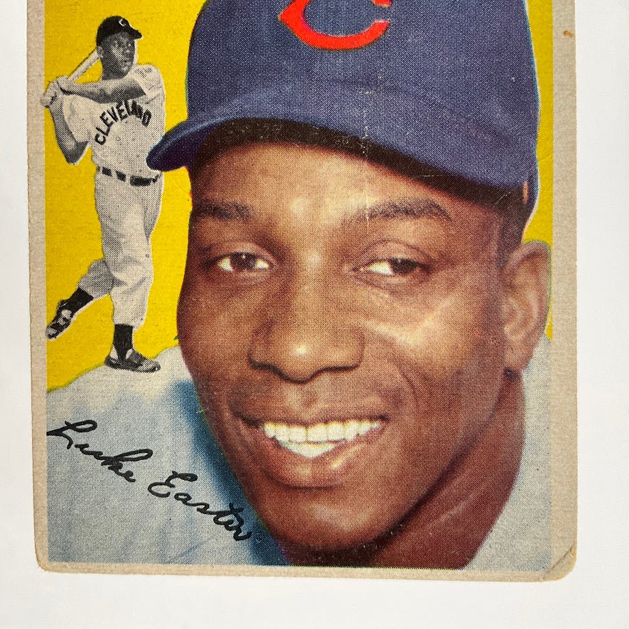 Luke Easter 1954 Topps #23 Cleveland Indians GD - Image 4