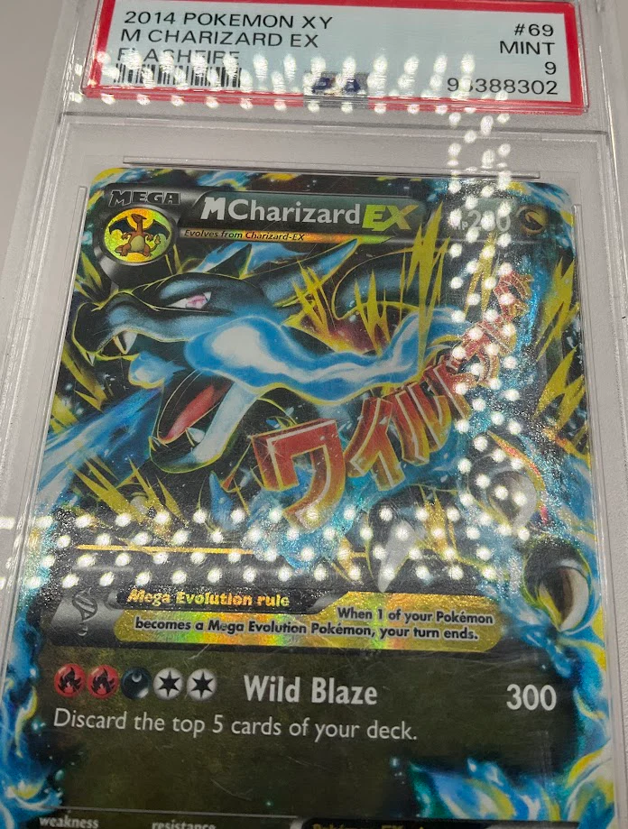 M Charizard ex Pokemon Flashfire #69 PSA 9 - Image 4