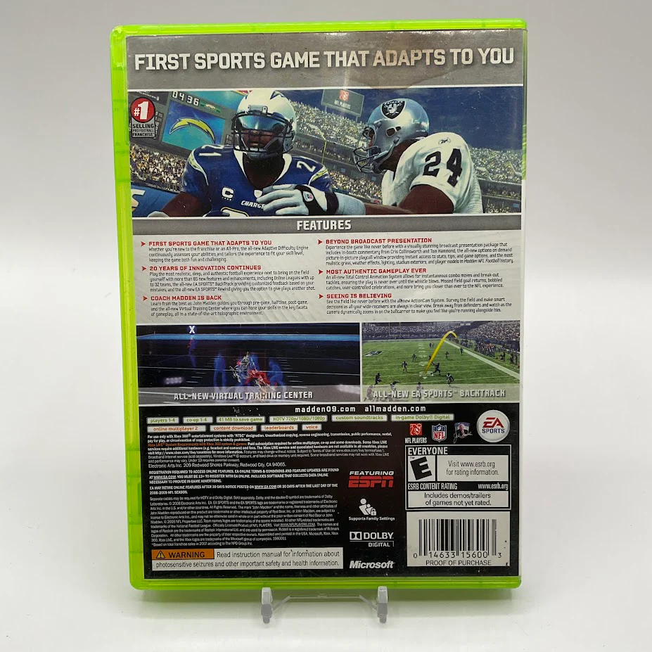 Madden 2009 Xbox 360 Used - Image 2