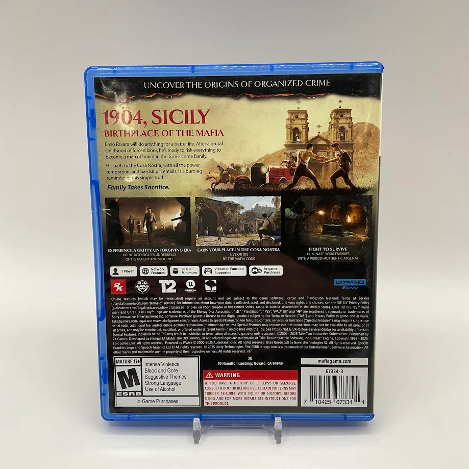 Mafia: The Old Country Playstation 5 Used - Image 2