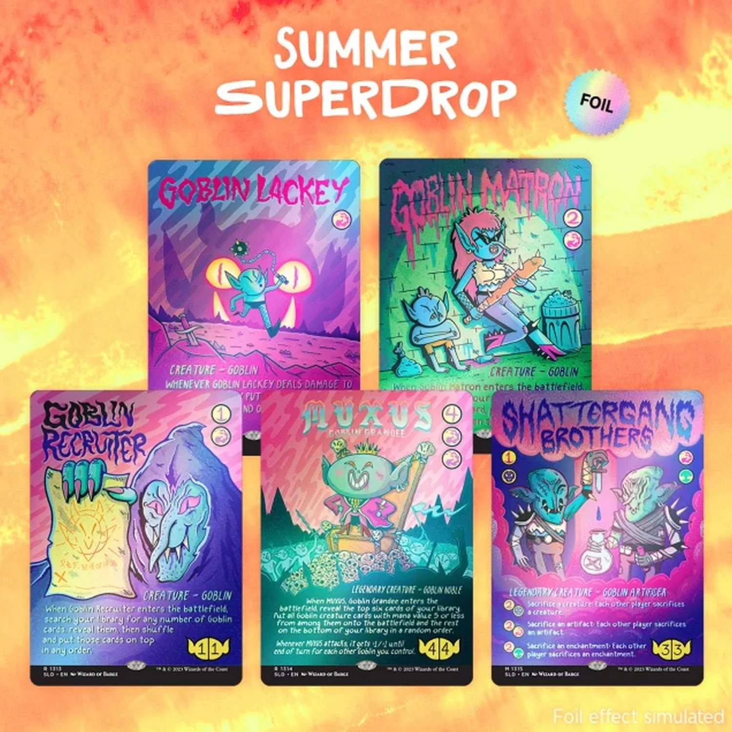 Magic the Gathering: Goblin & Squabblin' Secret Lair Drop Series [Rainbow Foil Edition] - Image 2