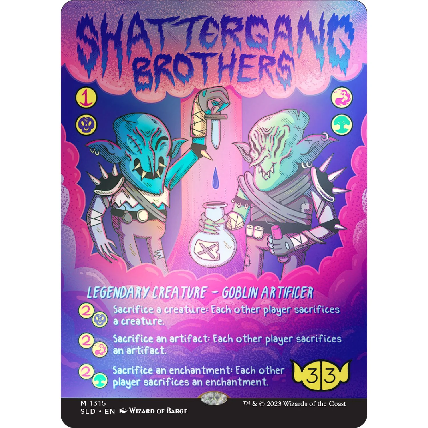 Magic the Gathering: Goblin & Squabblin' Secret Lair Drop Series [Rainbow Foil Edition] - Image 7