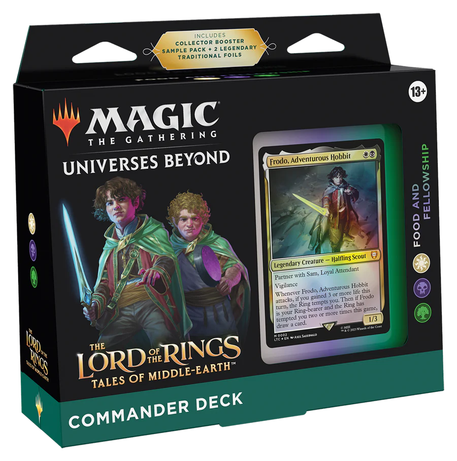 Magic the Gathering: Lord of the Rings: Tales of Middle-earth Commander Deck Food & Fellowship