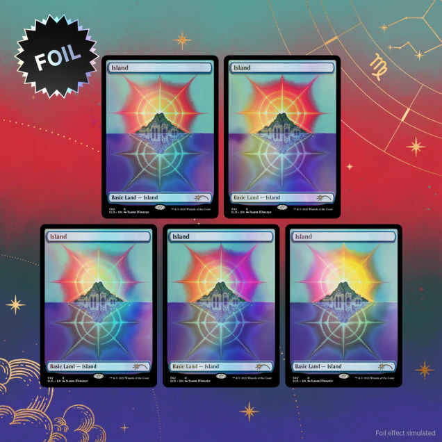 Magic the Gathering: Secret Lair The Astrology Lands: Virgo Foil Edition - Image 2