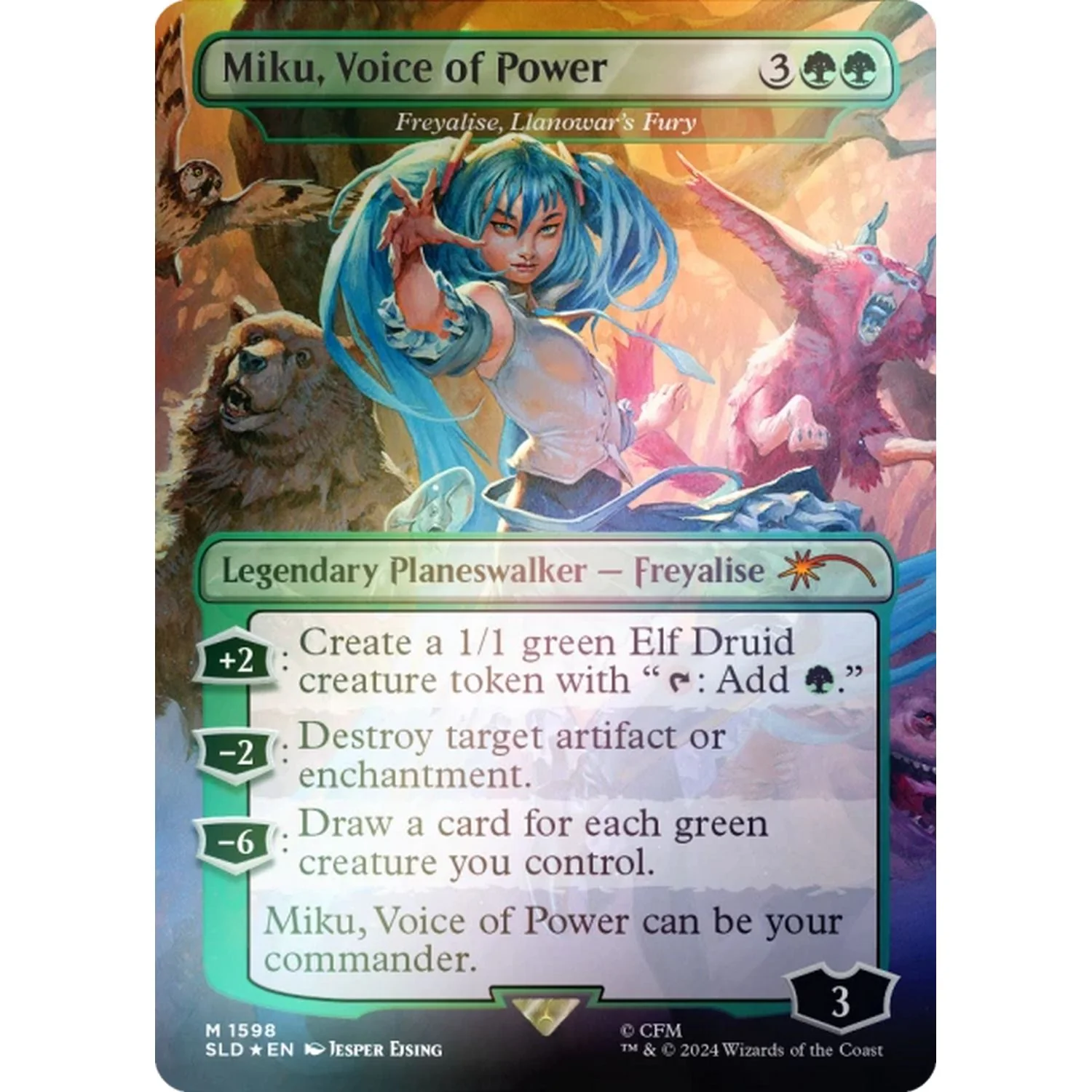 Magic the Gathering: Secret Lair x Hatsune Miku - Electric Entourage EN (Rainbow Foil Edition) - Image 5