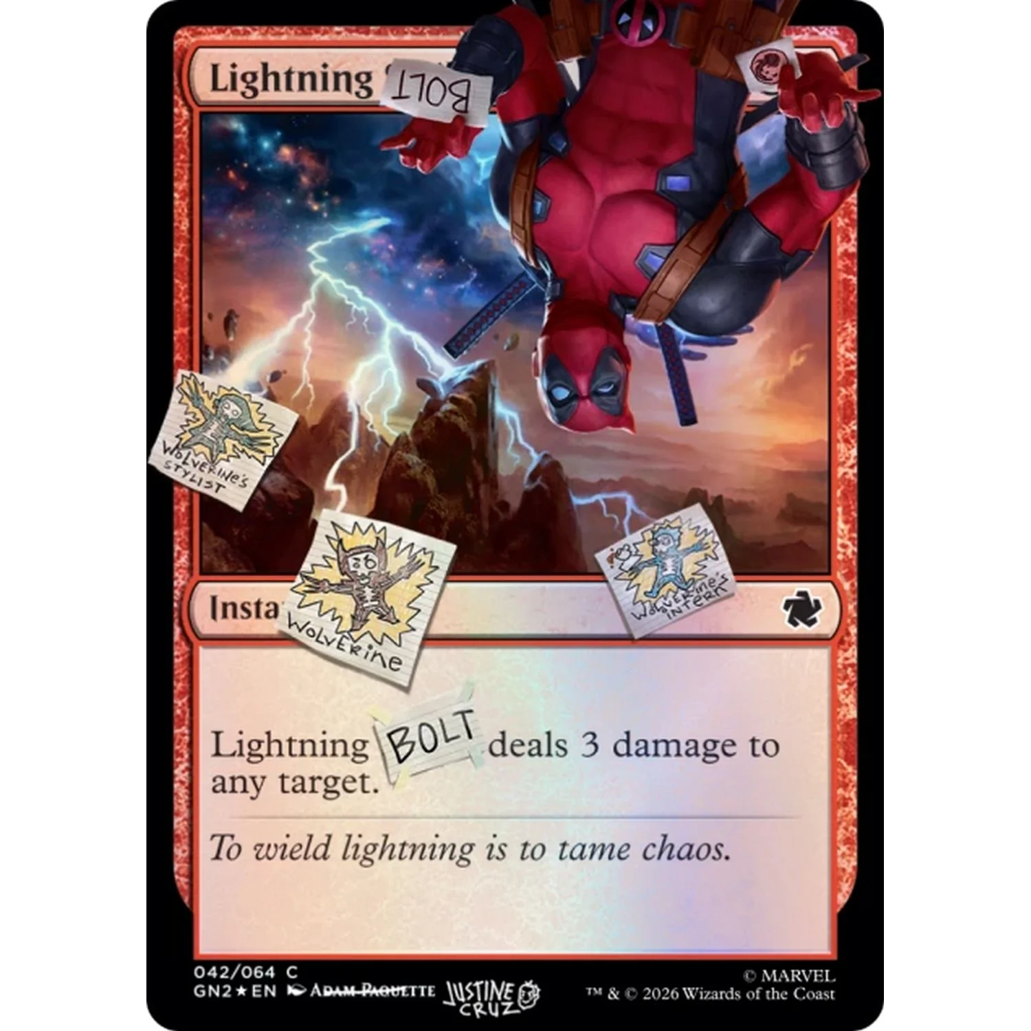 Magic the Gathering: Secret Lair x Marvel - I Fixed It (You're Welcome) [Traditional Foil] - Image 2