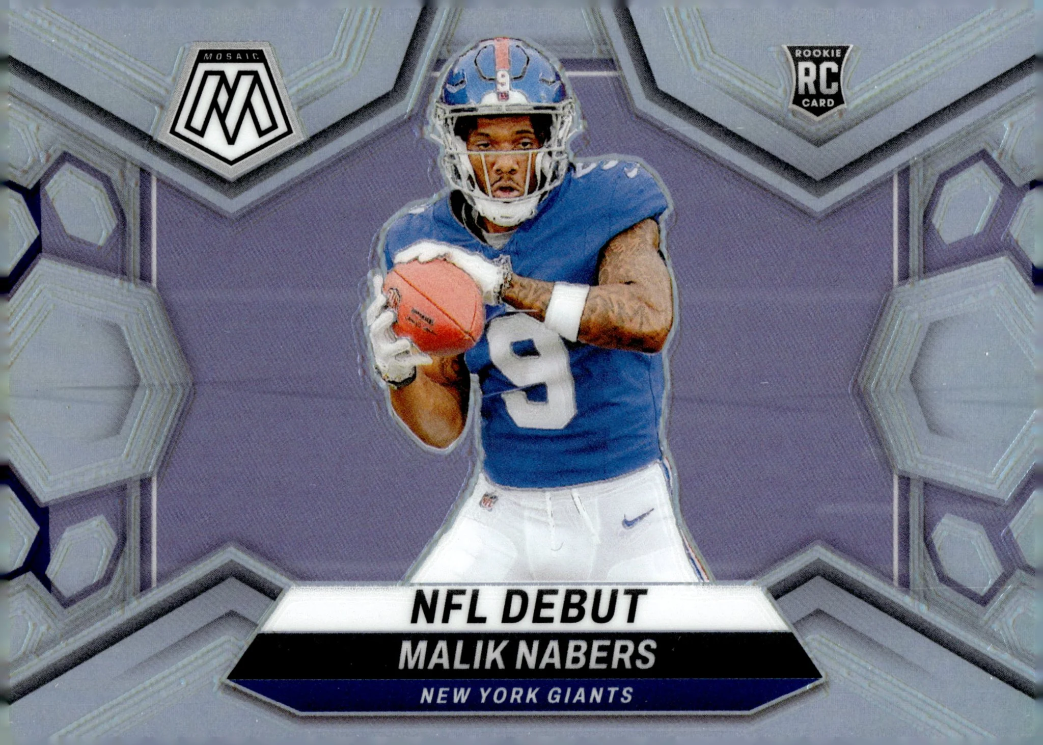 Malik Nabers 2024 Panini Mosaic NFL Debut Prizm RC #284