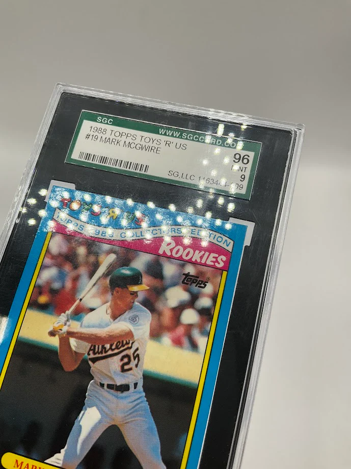 Mark McGwire 1988 Topps Toys R Us RC #19 SGC 9 - Image 3
