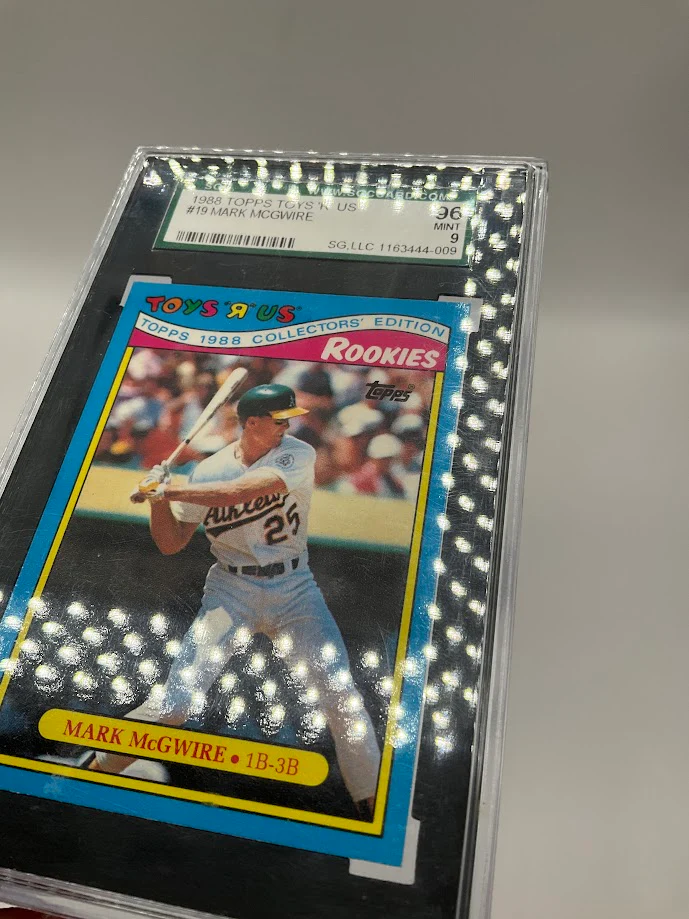 Mark McGwire 1988 Topps Toys R Us RC #19 SGC 9 - Image 5