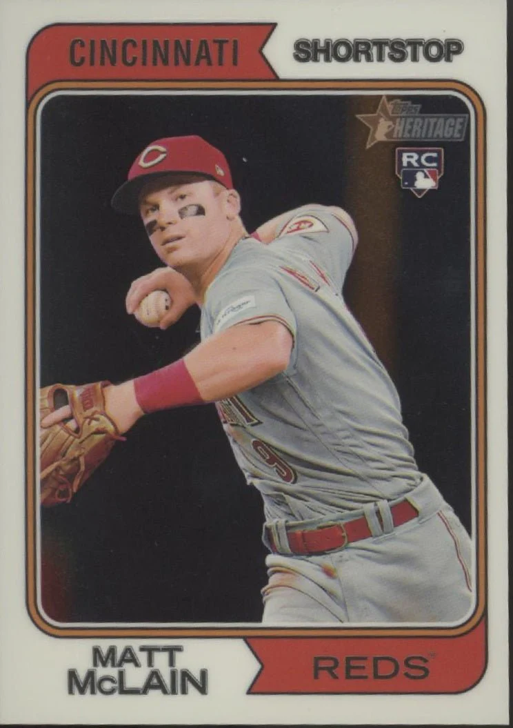 Matt McLain 2023 Topps Heritage RC 248/999 #578