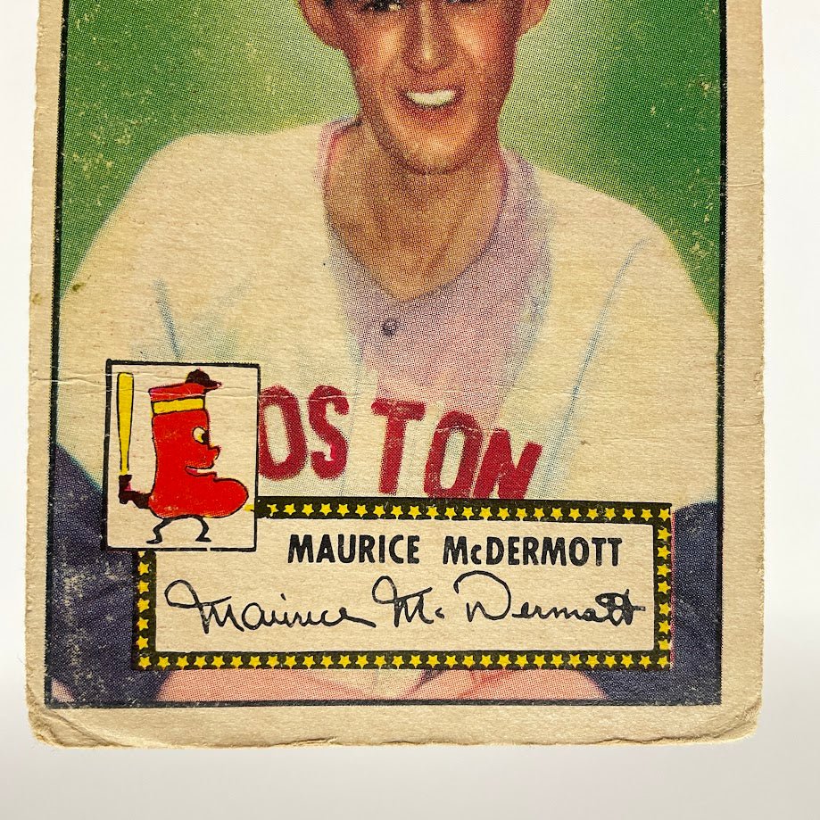 Maurice McDermott 1952 Topps #119 Boston Red Sox GD - Image 4