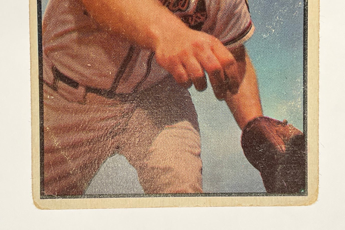 Max Surkont 1953 Bowman #156 Milwaukee Braves VG Marked - Image 4