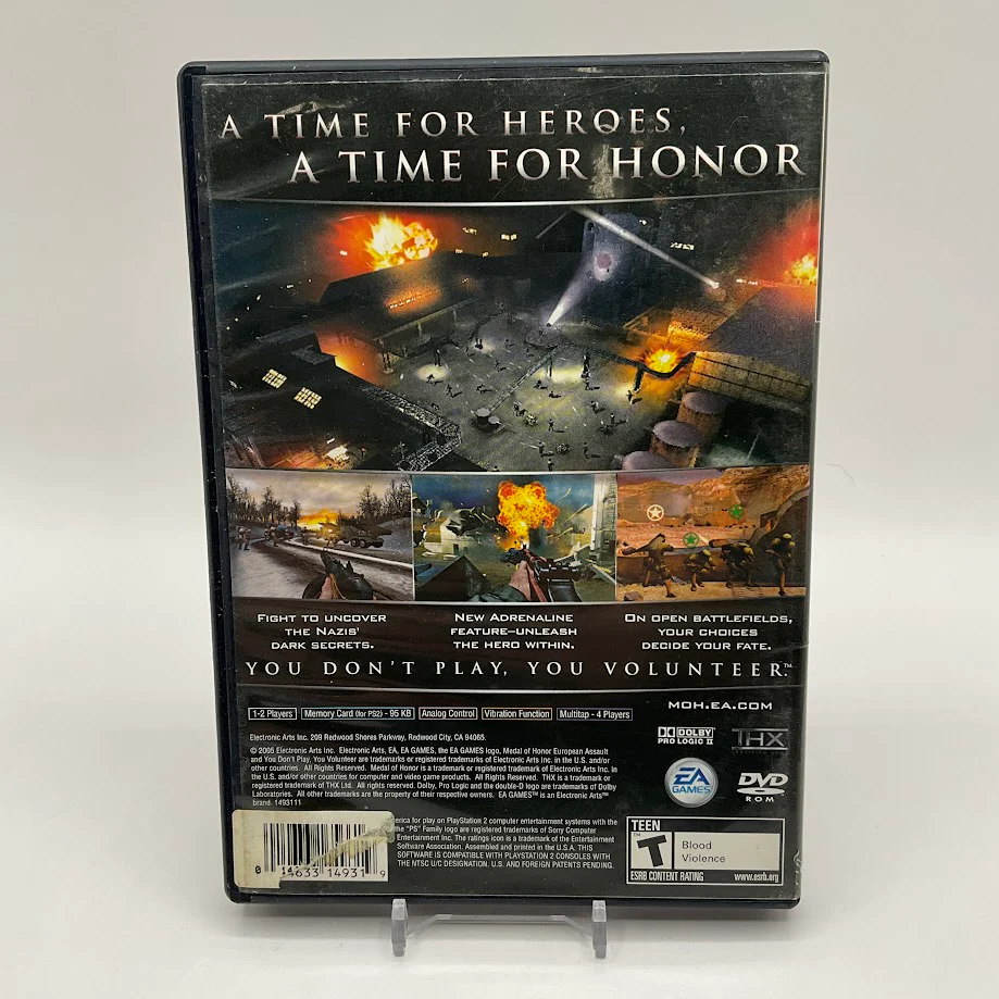 Medal of Honor European Assault Playstation 2 Used - Image 2