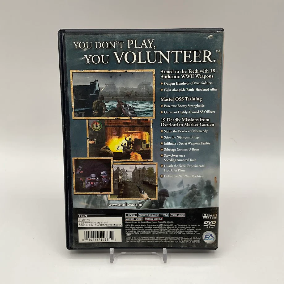 Medal of Honor Frontline [Greatest Hits] Playstation 2 Used #2 - Image 2