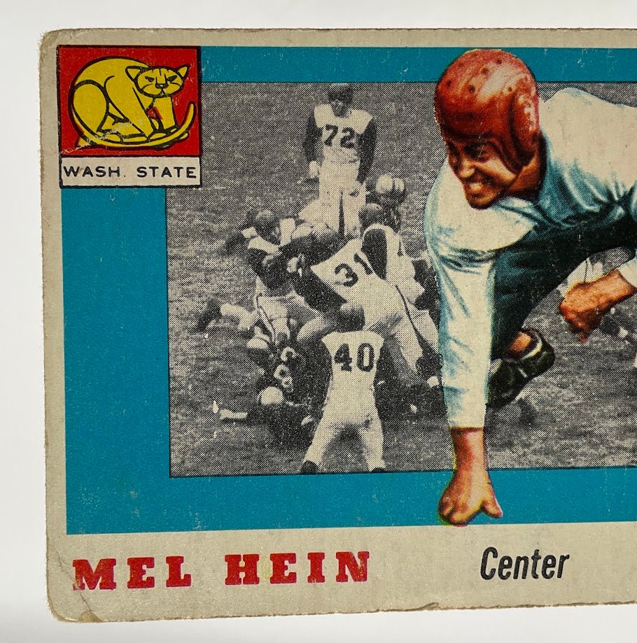 Mel Hein 1955 Topps All American RC #28 VG #2 - Image 4