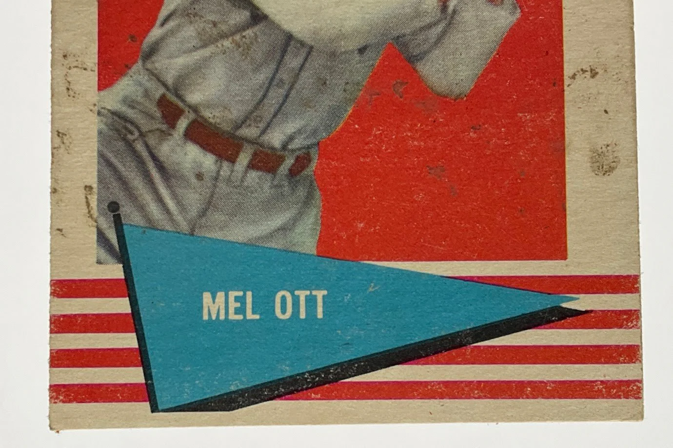 Mel Ott 1961 Fleer #68 New York Giants GD - Image 4