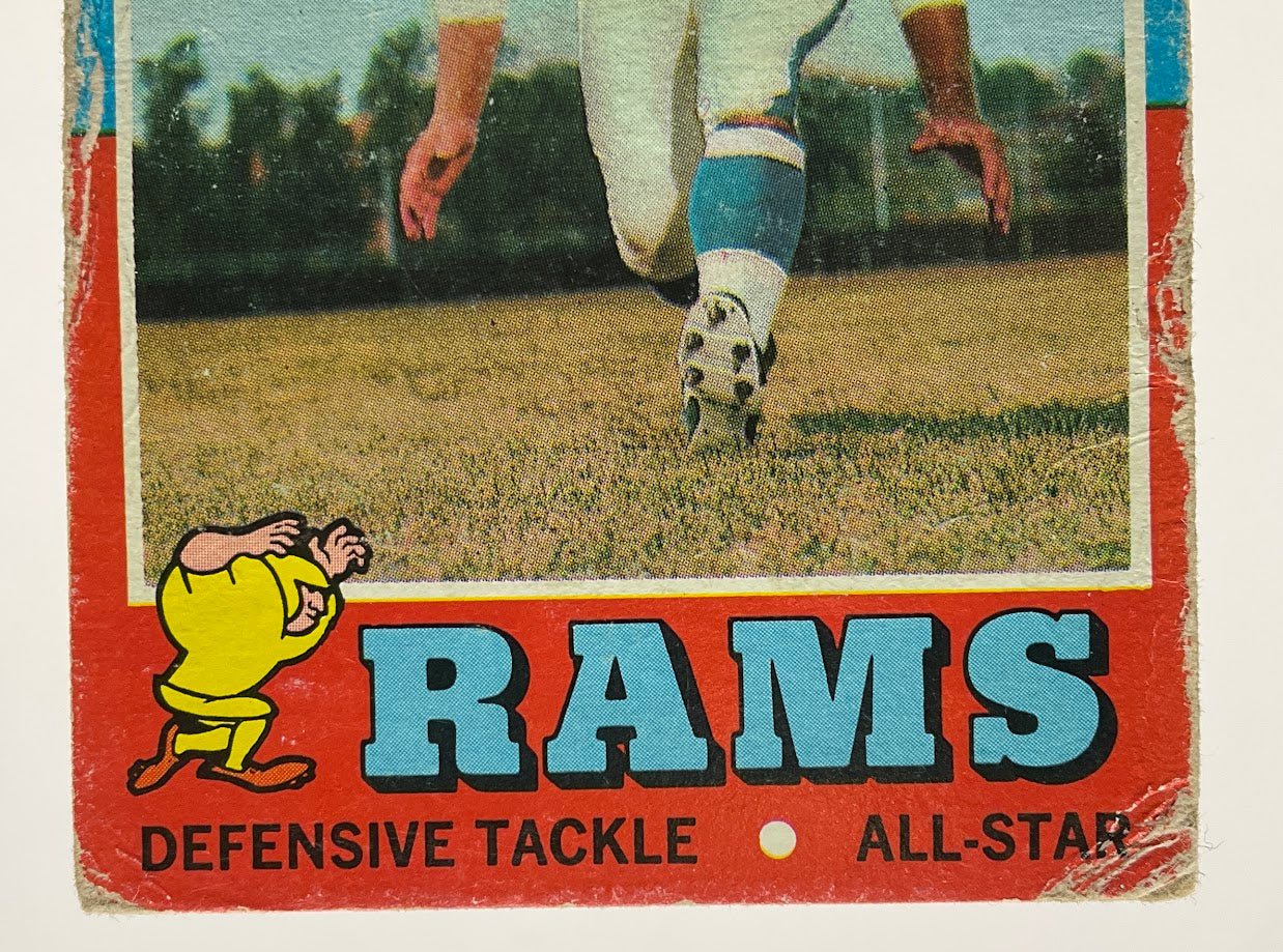 Merlin Olsen 1971 Topps #125 Los Angeles Rams GD - Image 4