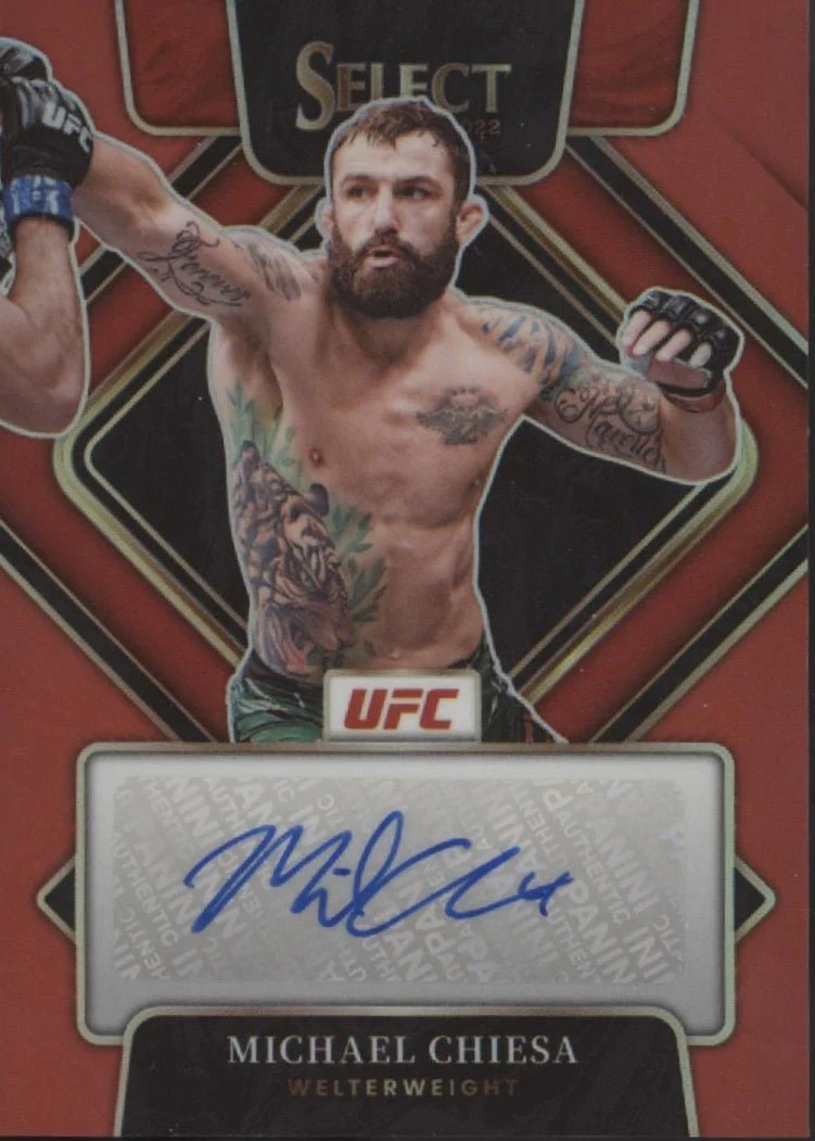 Michael Chiesa 2022 Panini Select Red Prizm Auto 14/99 #SG-MCH
