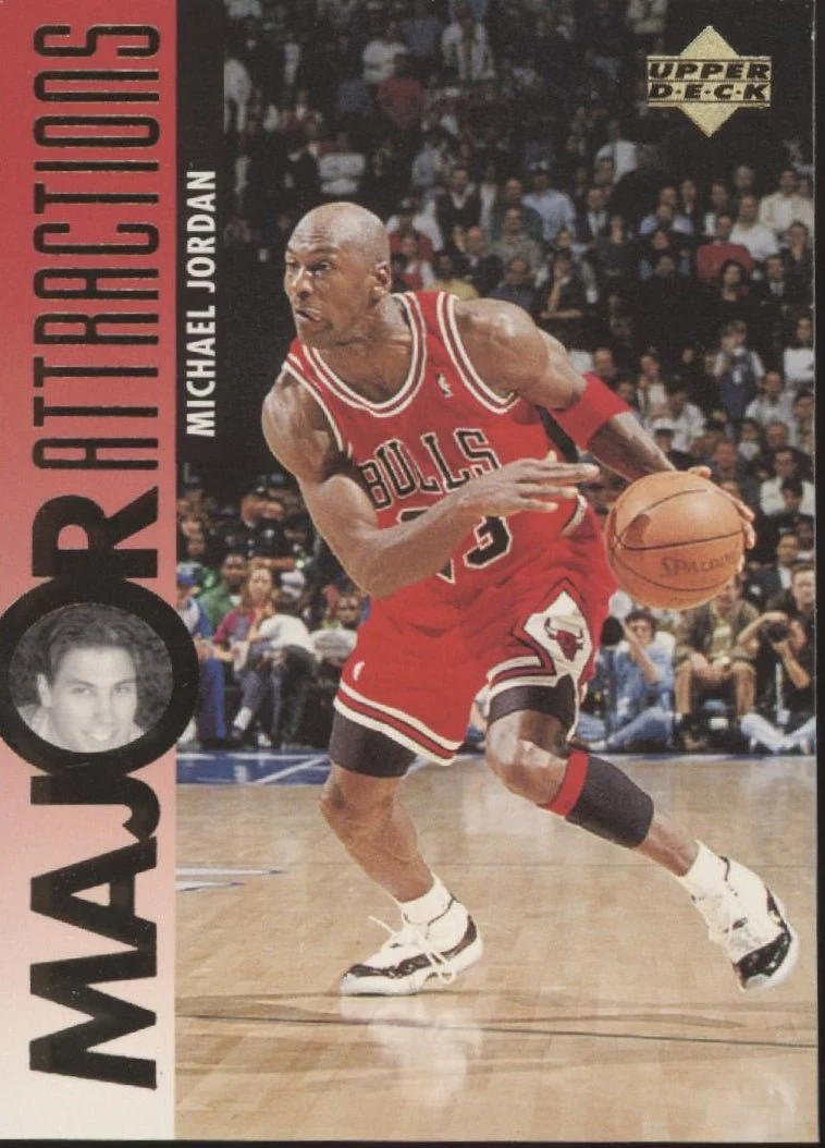 Michael Jordan 1995-96 Upper Deck Major Attractions #337 #1