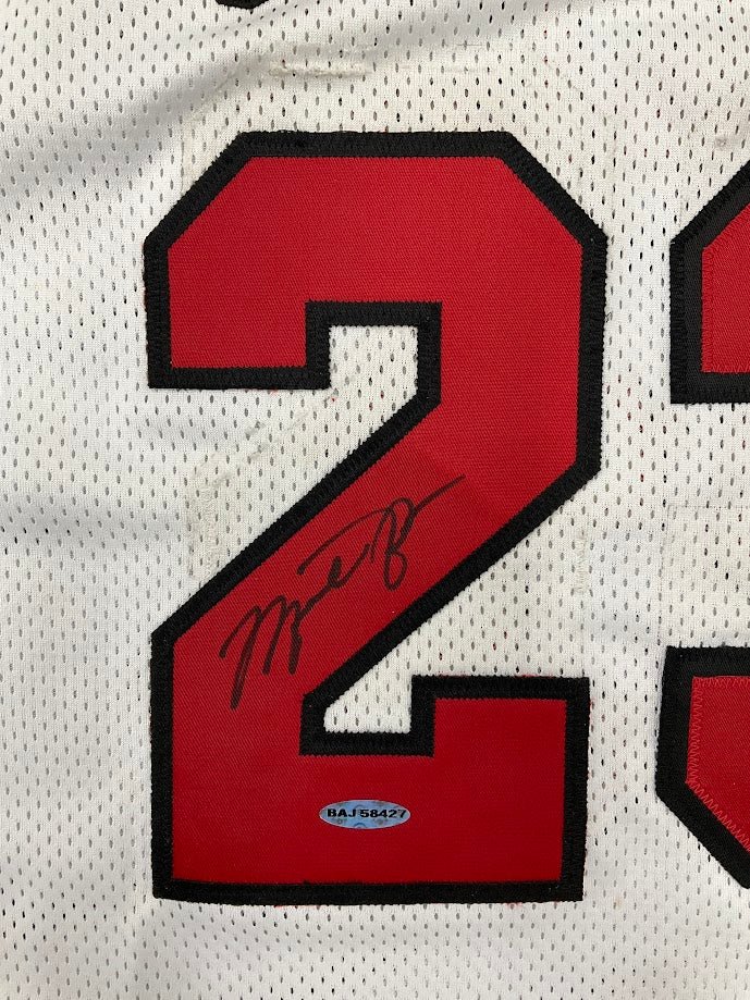 Michael Jordan 2006 Signed Chicago Bulls NBA Finals Jersey with Upper Deck COA - Image 10