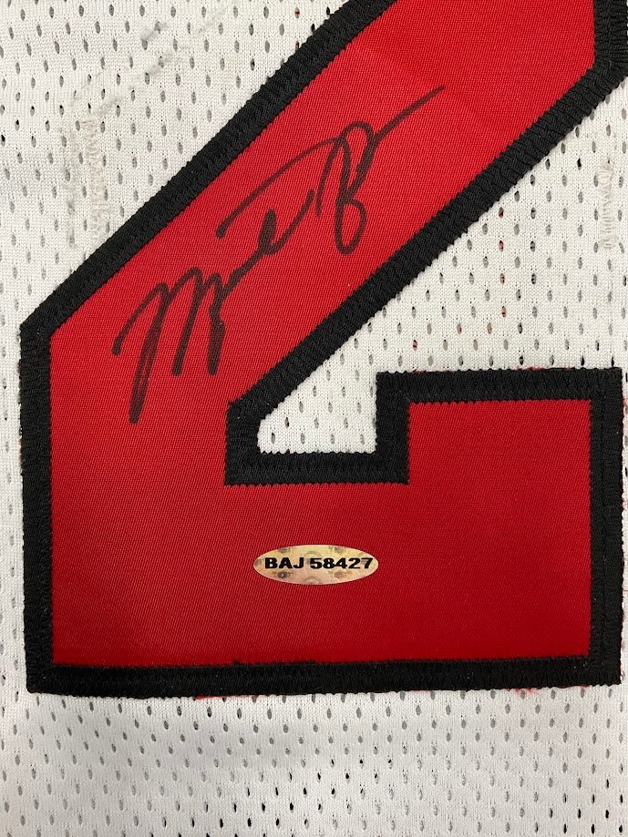 Michael Jordan 2006 Signed Chicago Bulls NBA Finals Jersey with Upper Deck COA - Image 11