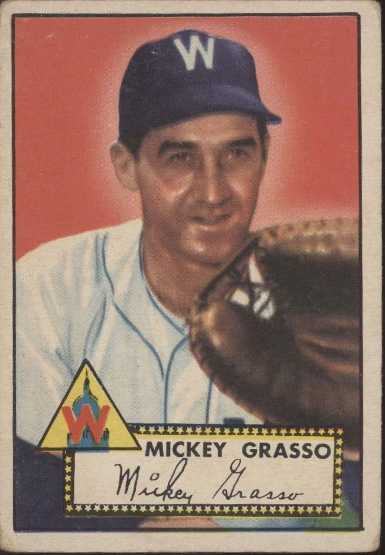 Mickey Grasso 1952 Topps #90 Washington Senators VG