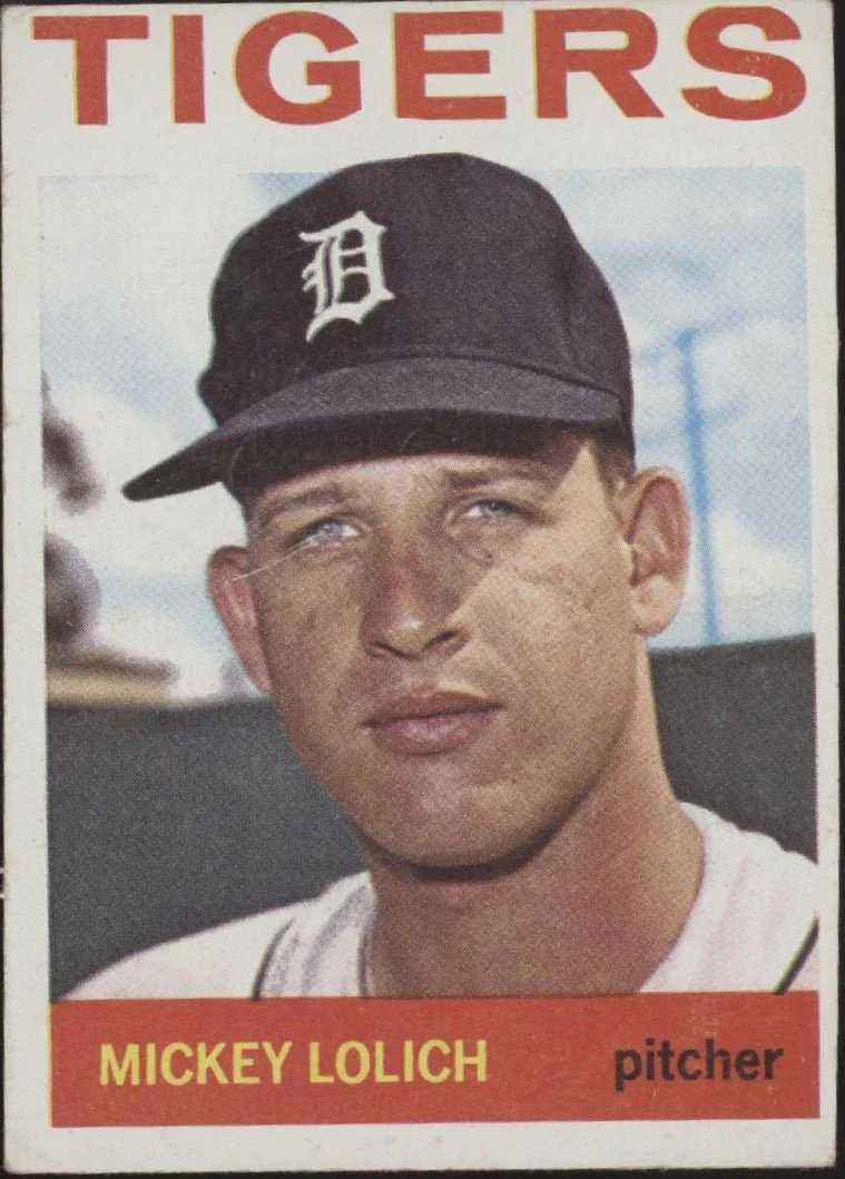 Mickey Lolich 1964 Topps RC #128 Detroit Tigers GD